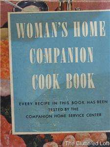 WOMANS HOME COMPANION COOK BOOK 1946 Dorothy Kirk HCDC  