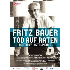  Fritz Bauer Tod auf Raten (2010) 27 x 40 Movie Poster 