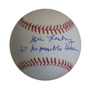  Autographed Jim Lonborg Major League Baseball inscribed 