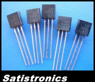 10pcs Transistor 2N2222 KSP2222 TO92 NPN  