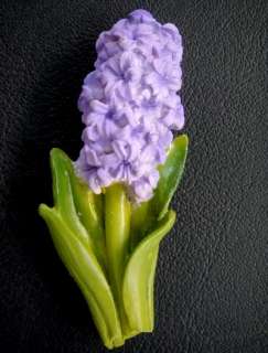 Hyacinth Flower refrigerator resin 3D Fridge Car Magnet  