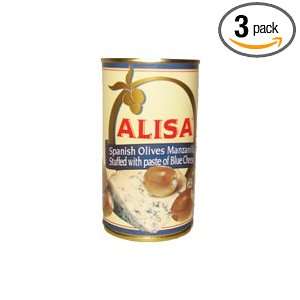 Alisa Olives Stuffed W/Blue Cheese: Grocery & Gourmet Food