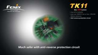 Fenix TK11 Cree XP G LED (R5) Flashlight 258 Lumens  