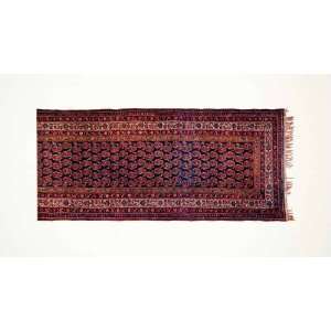  1910 Color Print Oriental Rug Runner Persian Carpet Pine 