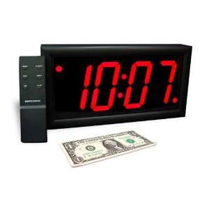   Jumbo LED Alarm Clock with 4 Numerals and Remote Control: Electronics
