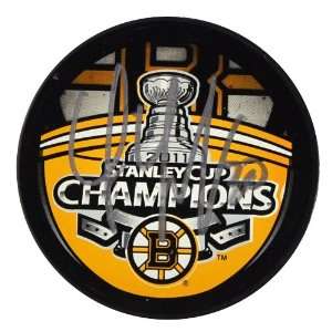 Tim Thomas Boston Bruins 2011 Stanely Cup Champs Autographed Puck