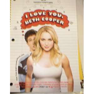   : 13x20 Mini Movie Poster : I love you beth cooper: Everything Else