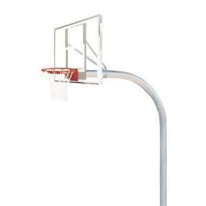 Bison Mega Duty Basketball System with Polycarbonate Backboard  