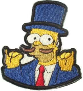 Guy Incognito Simpsons Homer Embroidered Patch Bart Moe Lenny Karl 