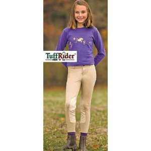 TuffRider Starter LowRise Pull On Breeches   Child Sand, 08  