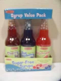 NEW Back to Basics Sugar Free Syrups Three Flavors  