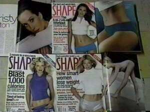 november 2000 Shape issue Basia cover Mia Hamm Milk Ad  