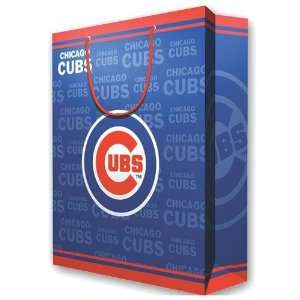  Chicago Cubs MLB Large Gift Bag (15.5 Tall) Sports 