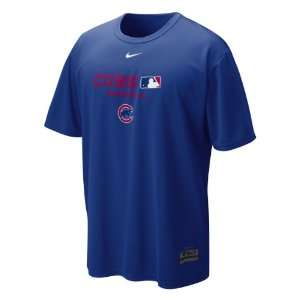  Chicago Cubs Nike Performance Dri Fit Tee: Sports 