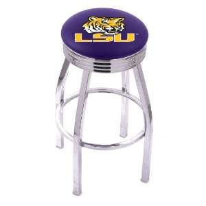  Louisiana State University 25 Single ring swivel bar stool 