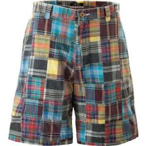  Mens Players Patch Madras Shorts( INSEAM N/A ) Sports 