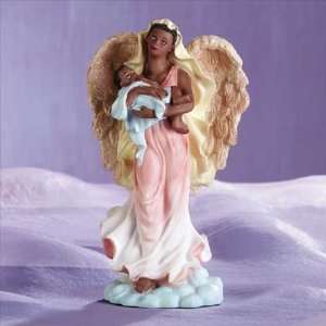  Alabastrite guardian angel with baby: Home & Kitchen