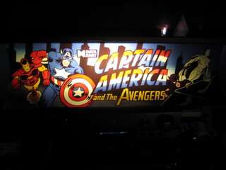 Captain America And The Avengers Jamma Arcade Marquee  