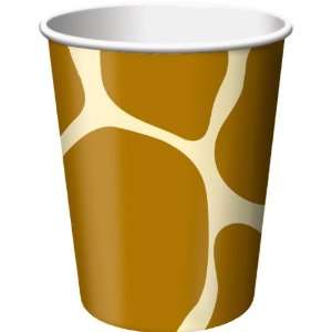  Animal Print Giraffe 9 oz. Paper Cups Health & Personal 