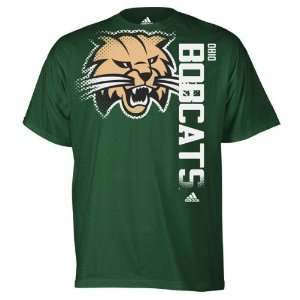  Ohio University Bobcats Green adidas Battlegear T Shirt 