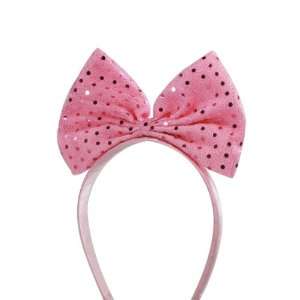  (Pink) Baby/Todler/Girl Big Bow Head Band (4054 1): Beauty