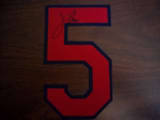 Jim Thome Autographed Cleveland Indians #5  