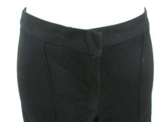 BCBG MAX AZRIA Black Cotton Straight Leg Pants Sz 0  