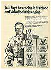 1971 Quaker State Racing Motor Oil photo print ad items in VINTAGE 