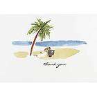 Paradise Beach Wedding Thank You Notes Cards 50/Pack