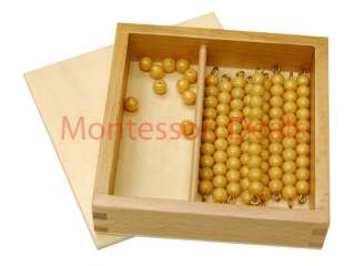 New Montessori Bead Bars for Ten Board with Box  