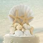 Seashell Wedding Cake Top Caketop Beach Theme Wedding Sea shell