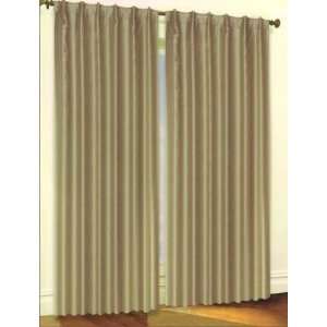   Length Solid Thermal Insulated Lined Curtain   Taupe: Home & Kitchen