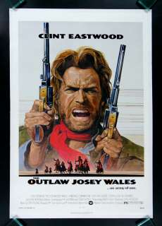 OUTLAW JOSEY WALES CLINT EASTWOOD MOVIE POSTER WESTERN  