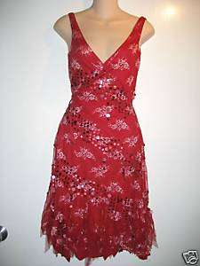 NWT BEBE red ice lace wrap dress Small S NEW $159  