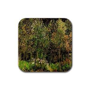  The Grove By Vincent Van Gogh Square Coasters Office 