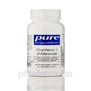  Pure Encapsulations Cranberry/d Mannose 90 Vegetable 