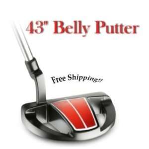 New Bionik 505 Mid Belly Putter 43in Right Hand Golf Club Winn 2 Piece 