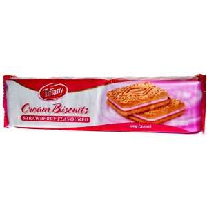 Tiffany Strawberry Flavor Cream Biscuits Grocery & Gourmet Food