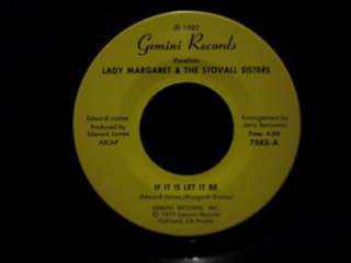 Lady Margaret & Stovall Sisters MODERN SOUL 45  