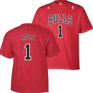  Chicago Bulls Derrick Rose #1 Youth Gametime Name & Number 