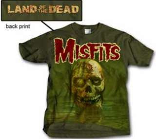  Misfits   Land of the Dead T Shirt Clothing