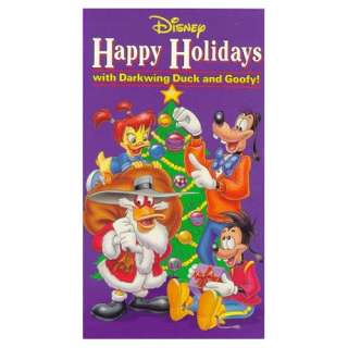   HAPPY HOLIDAYS with Goofy & Duck! VHS NEW HTF #4 074645429731  