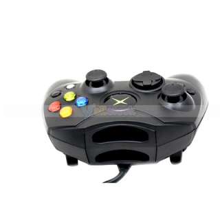 BLACK Game WIRED Controller FOR MICROSOFT XBOX TYPE 2  