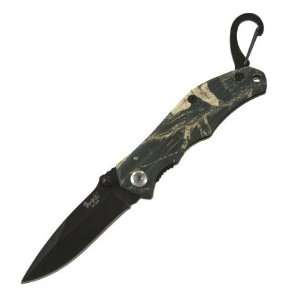  Fury Companion Camo Folding Knife with Rubberized Handle 