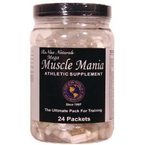  RaNisa Naturals Mega Muscle Mania, 24 Packets Per Bottle 
