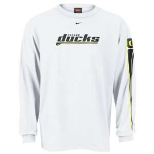 Nike Oregon Ducks White Youth Speed Kills Long Sleeve T shirt:  