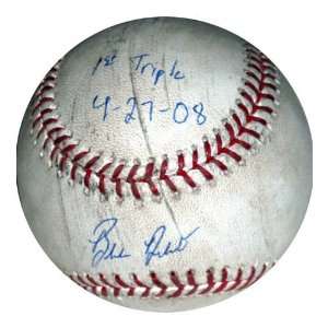  Blake DeWitt Signed/Ins. in1st Triple 4/27/08in Rockies at 