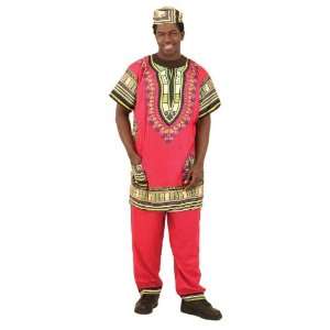  Mens Traditional Pant Set  Fuschia 