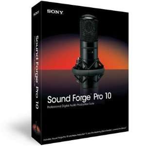  New Sony Creative Software Sound Forge V.10.0 Pro 1 User 