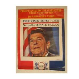  Ronald Reagan Poster Fredoms Finest Hour 